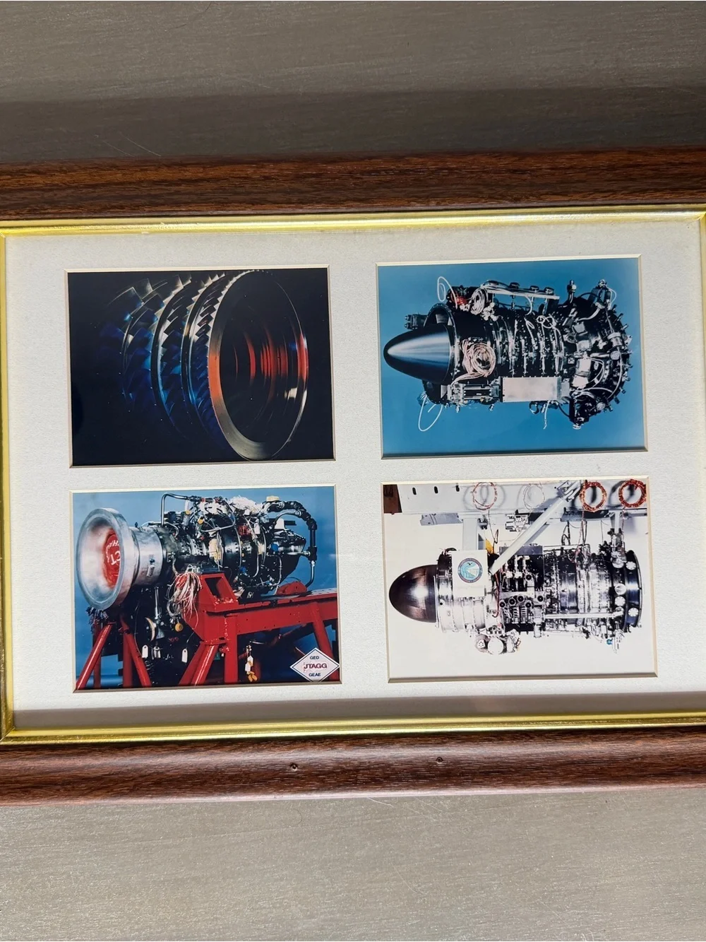 Ultra Rare GE Aviation JTAGG Jet Engine Executive Office Photo Display GEAE
